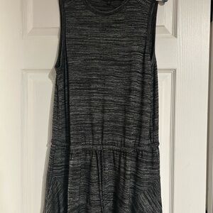 Elegant Black Sleeveless Women's Dress